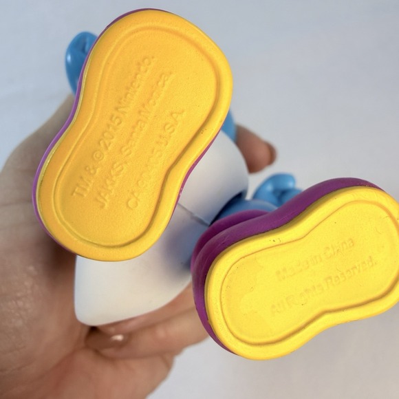 Jakks Pacific World of Nintendo 4.5" BLUE YOSHI Action Figure Super Mario - Picture 6 of 7